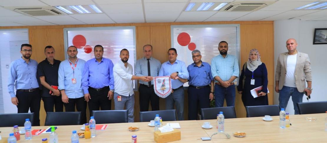 جامعة الإسراء تبحث سبيل التعاون مع شركة أوريدو - فلسطين