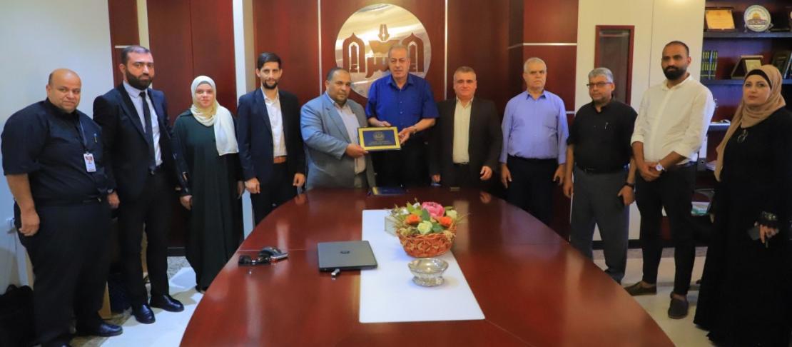 جامعة الإسراء توقع اتفاقية تعاون مع نقابة المحامين الشرعيين