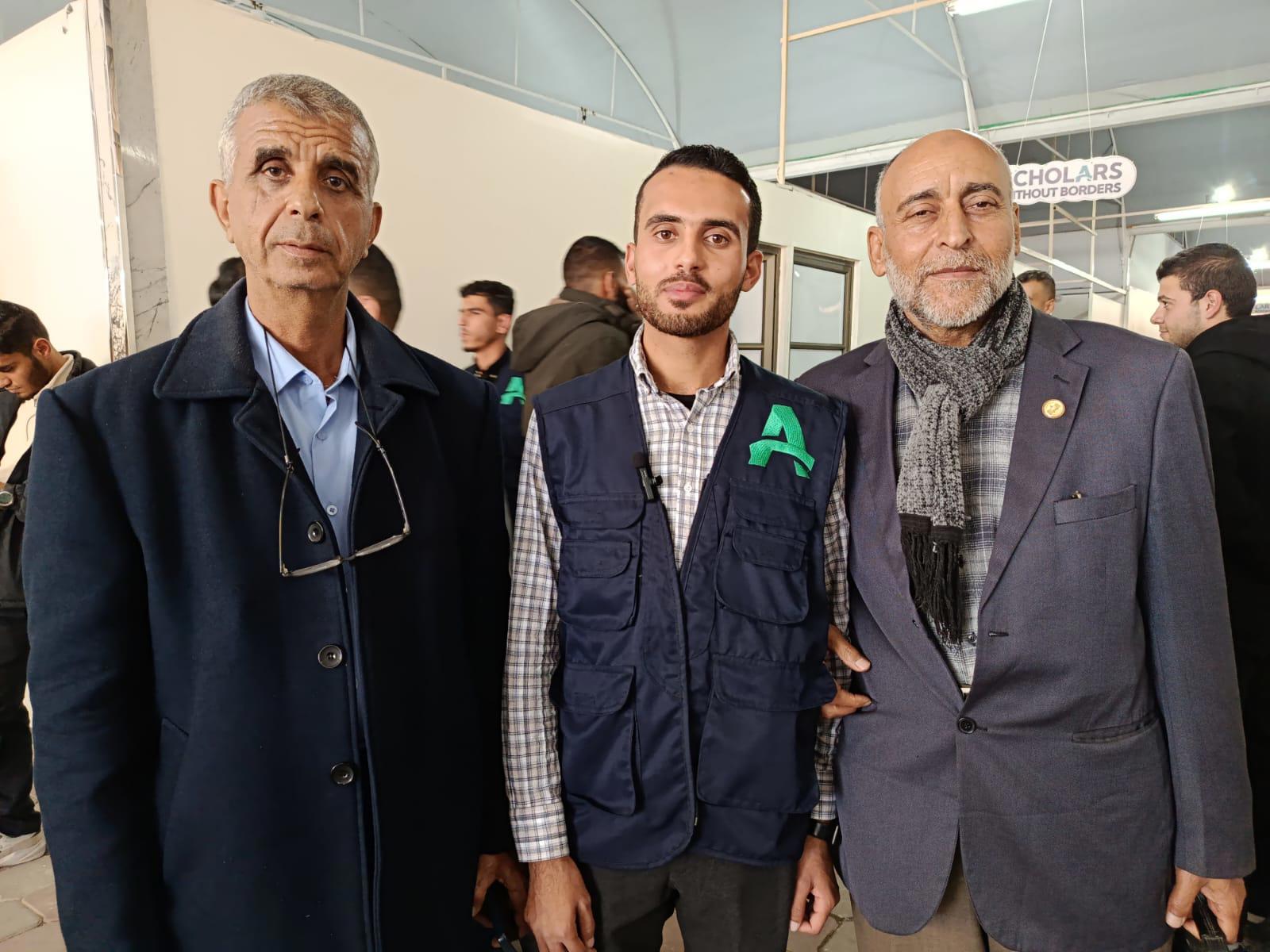 كلية العلوم الطبية في جامعة الإسراء تشارك في افتتاح المستشفى الميداني بمجمع ناصر الطبي