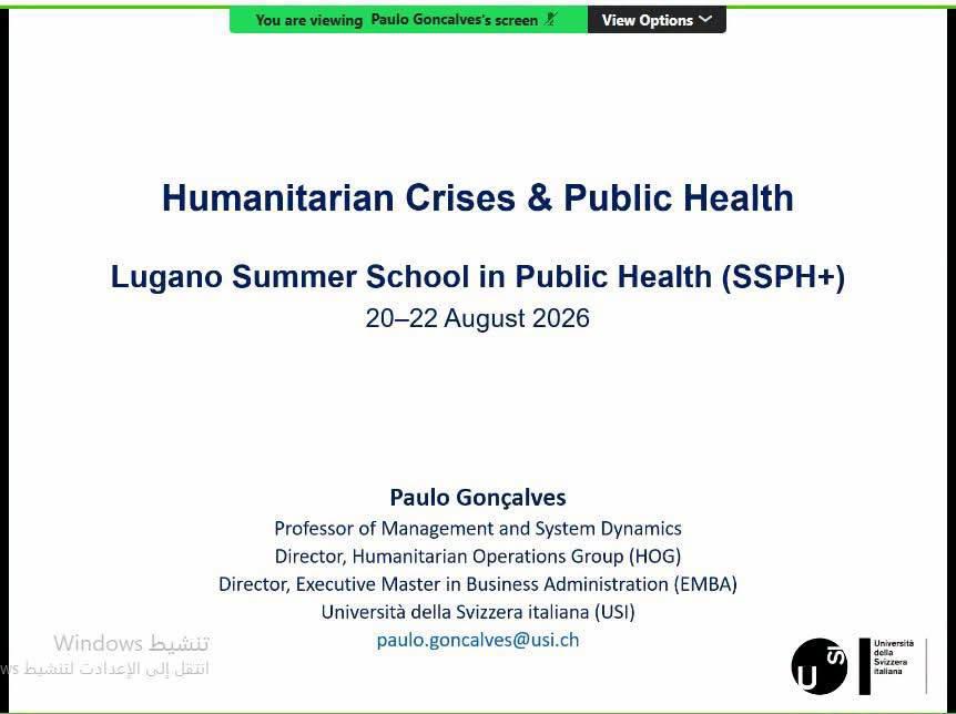 Issra University Concludes Specialized Training Course on Public Health and Humanitarian Crisis Response in Cooperation with the Swiss School of Public Health