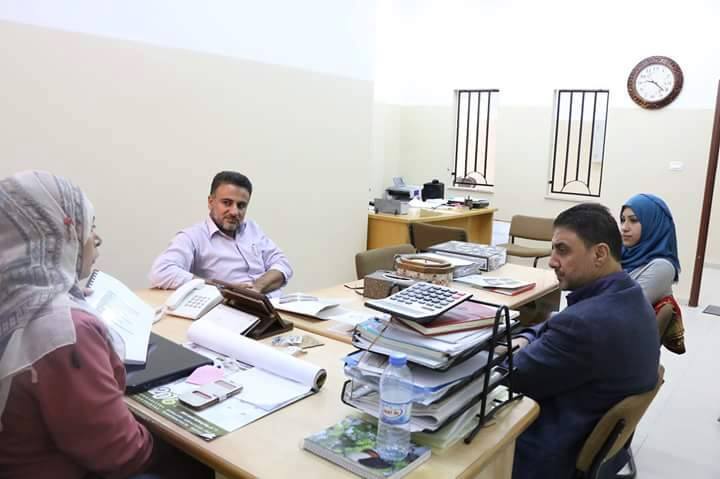 Mental health center at Israa University visits Woman's Health Center-Jabalia.