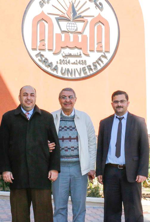جامعة الإسراء تستقبل مدير المعهد الفلسطيني للاتصال والتنمية