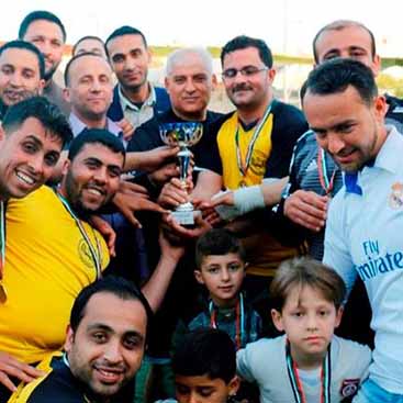 موظفو جامعة الإسراء يتوجون بكأس الأسير على حساب الرياضة سبورت أون لاين