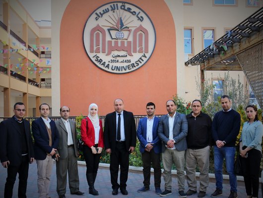 جامعة الإسراء تستقبل وفداً رفيع المستوى من جامعة النجاح الوطنية