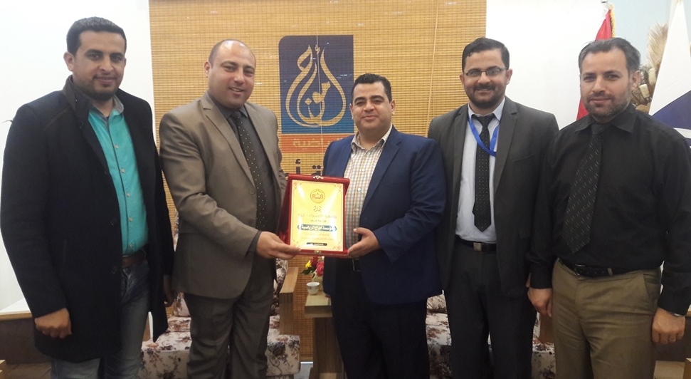 العلاقات العامة والدولية في جامعة الإسراء تنظم زيارة ميدانية لمؤسسة أمواج