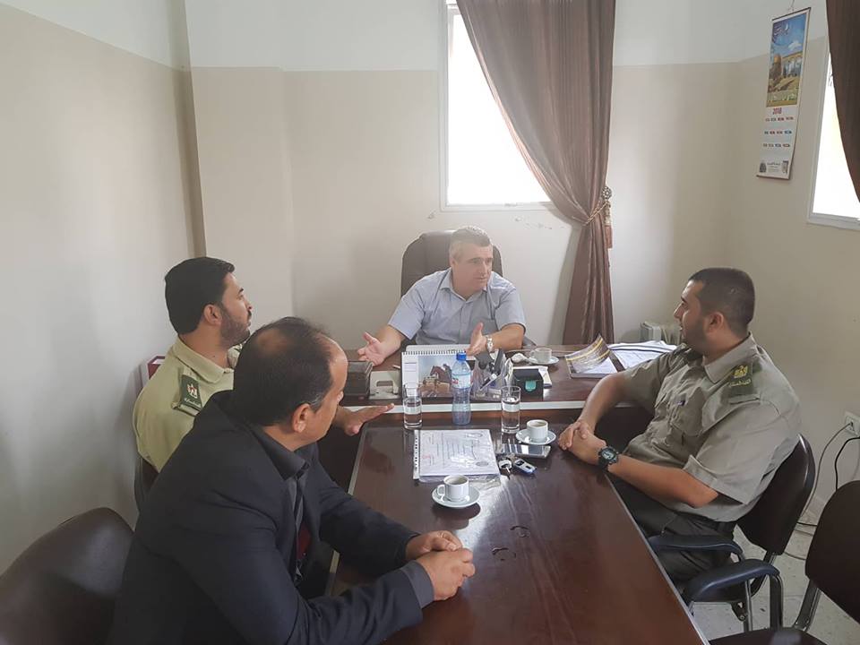 وفد القضاء العسكري يزور كلية الحقوق بجامعة الإسراء